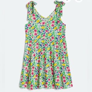 French Grey Mable Tie Sleeve Tiered Dress sz M